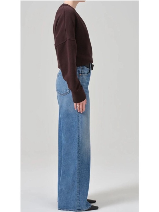 Citizens Of Humanity Denim - Citizens of Humanity Paloma Baggy Wide Leg Jeans in Siesta Size 28 Blue